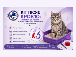Кіт пісяє кров’ю