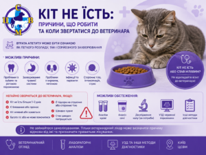 Кіт не їсть
